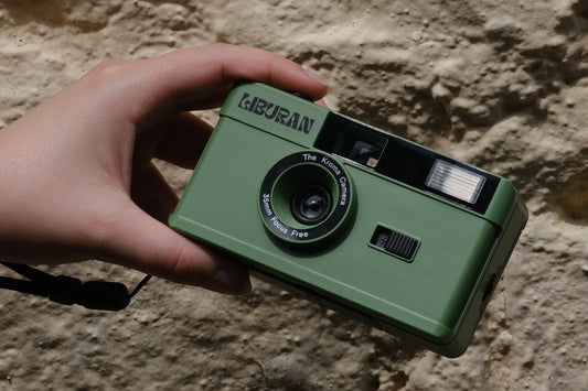 The Kroma 35mm Reusable Film Camera 2.0 – Khaki